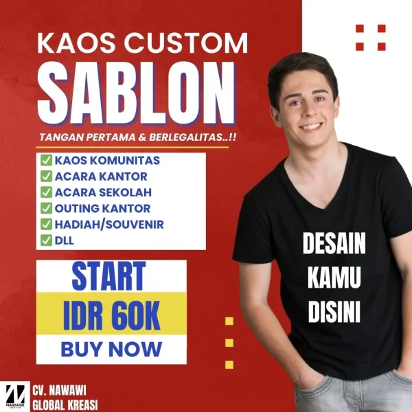 jasa sablon kaos